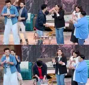 Double Celebration: Kapil cuts birthday cake on set of his OTT comedy show