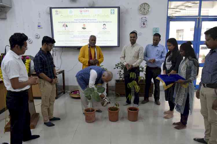 Capacity Building Programme on 'Adaptation to Climate Change and Greenhouse Gas Mitigation' held at Central University of Punjab
