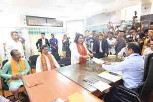 Royal scion Kriti Singh Debbarma files candidature for Tripura East LS seat 