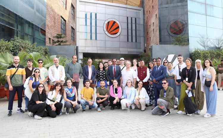 Spain’s 43 students and faculty from Alcala University reached Lovely Professional University to study Indian Architecture