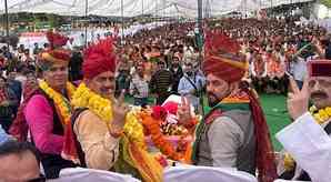 BJP’s Jugal Kishore Sharma files papers for Jammu-Reasi constituency 