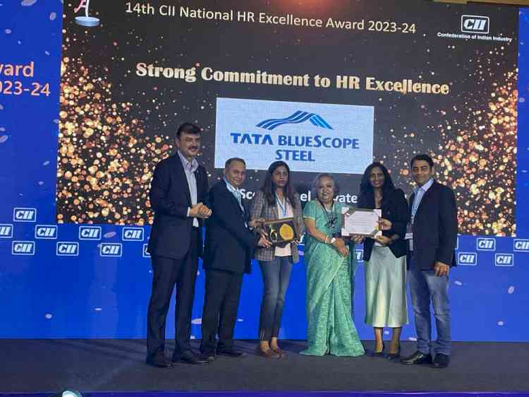 Tata BlueScope Steel recognized by CII HR Excellence Award 2023-24