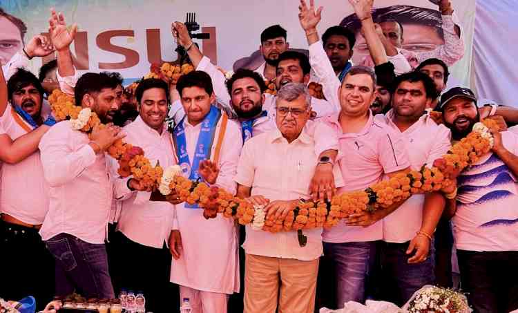 Rajya Sabha MP Deepender Hooda releases his recruitment charter in conversation with students