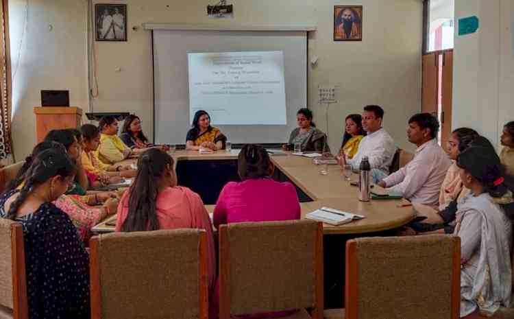 बीपीएसएमवी में प्रशिक्षण कार्यक्रम आयोजित, हरित कौशल की जानकारी दी