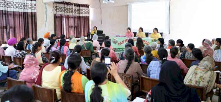56 Farm women and parents of 42 wards attend PAU Kisan Club Camp