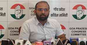 CM campaigning in K’taka despite water shortage in Goa: Congress