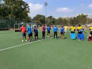 Former Indian Hockey stars undergo specialized coaching for uniformity in goalkeepers and drag-flickers training