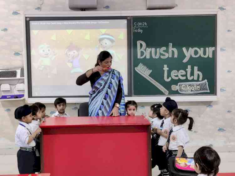 Sanskriti KMV School celebrates World Health Day with enthusiasm