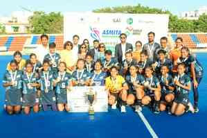 SAI Shakti Team crowned champion of Sub-junior Women's Hockey League