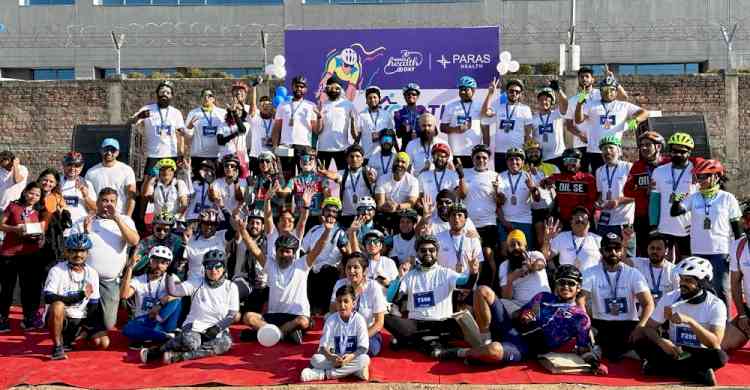 Paras Health organizes cyclothon