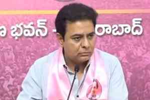 KTR lashes out at Congress after another BRS MLA switches camps