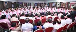 106 govt employees suspended in Telangana for attending BRS meeting