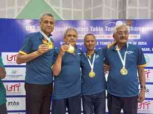 Maharashtra dominate National Masters TT with 46 medals