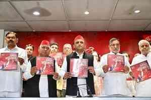 Samajwadi Party releases manifesto, promises caste census by 2025
