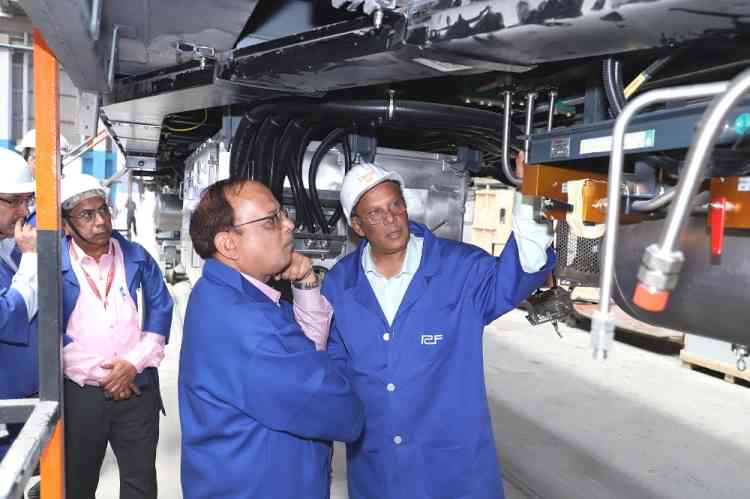 Railway Board DG (Safety) Braj Mohan Agrawal visits RCF