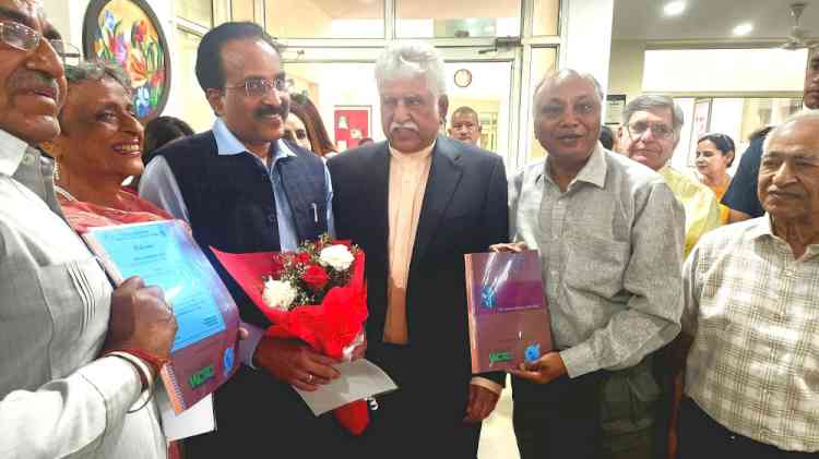 Satish Chander Dhawan Govt College Alumni greet ISRO Chairperson Dr S Somanath