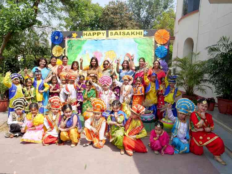 Sanskriti KMV School celebrates Baisakhi and Ambedkar Jayanti with enthusiasm