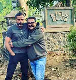 Anurag Kashyap meets Malayalam filmmaker Senna Hegde on 'Rifle Club' sets: Indie brotherhood