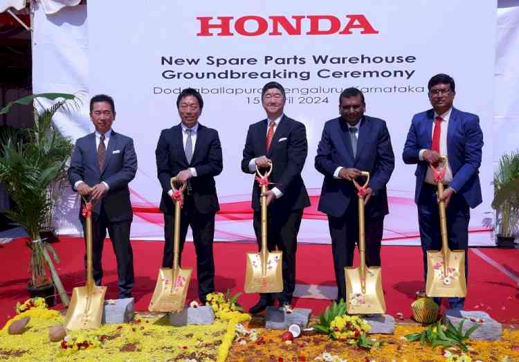 Honda starts work on new spare parts warehouse facility in Bengaluru holds ground-breaking ceremony