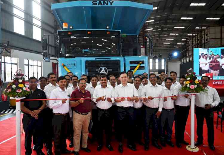 Sany India introduces SKT105E, India’s first locally manufactured, fully electric open cast mining truck, revolutionizing the mining sector