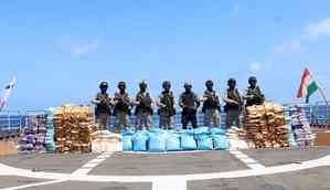 Indian Navy seizes 940 kg of contraband narcotics