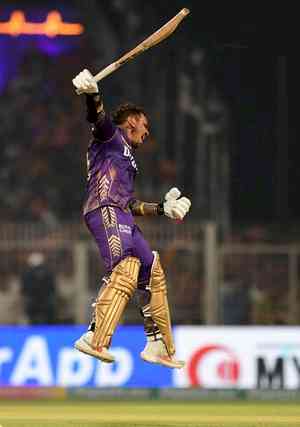 IPL 2024: Sunil Narine's 49-ball ton helps KKR post 223/6 against Rajasthan Royals