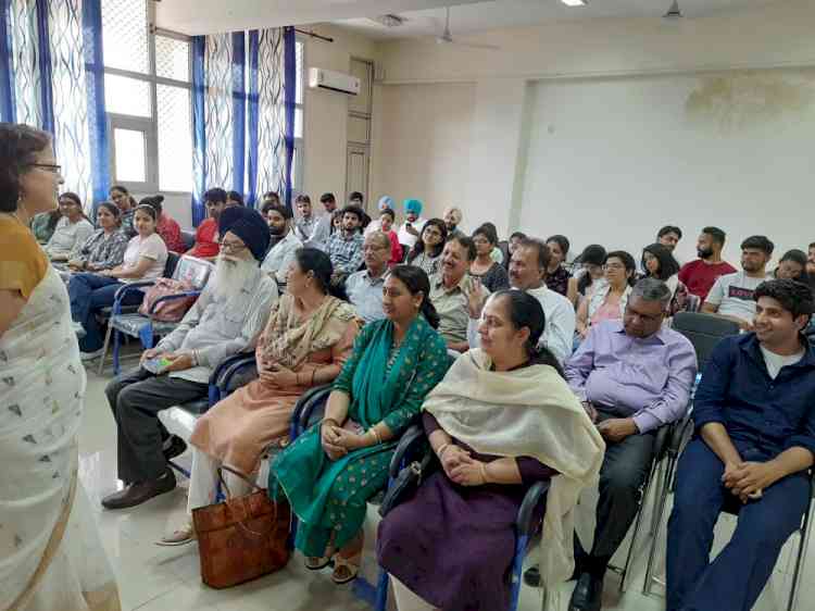 Panjab University Alumni Association organised a talk on - “Is Happiness a choice?” 