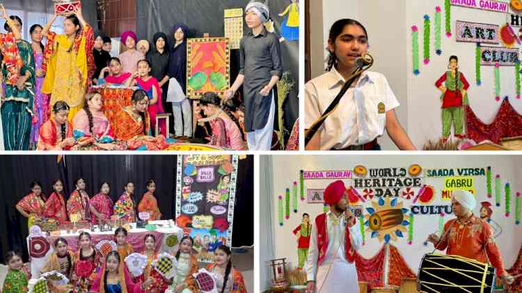 Students of `Heritage Club’ in Innocent Hearts celebrated `World Heritage Day’ under theme 'Sada Gaurav - Sanda Virsa'