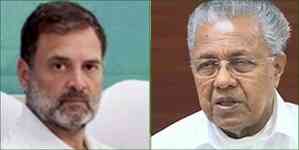 Words like 'jail', 'probe' don't scare us, Pinarayi Vijayan hits back at Rahul Gandhi