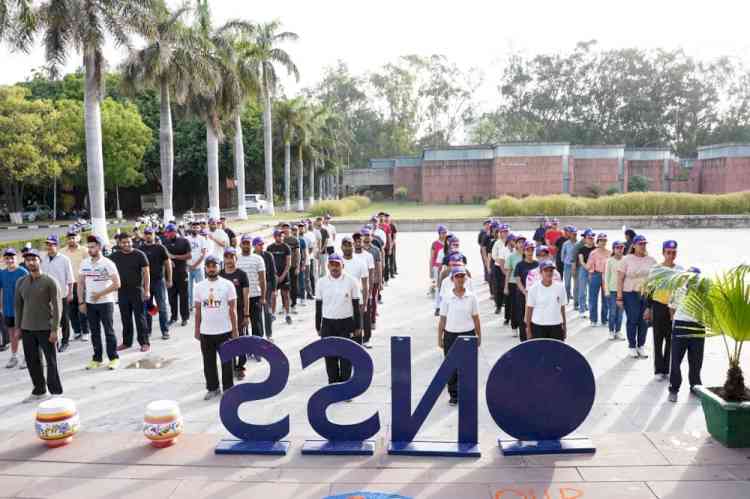 NSS Panjab University organized Marathon 