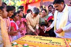 Chandrababu Naidu turns 74: ‘Annadanam’ by wife, 750 coconuts broken at Tirumala temple 