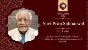 Padma Shri recipient Pran Sabharwal a household name in Punjab theatre