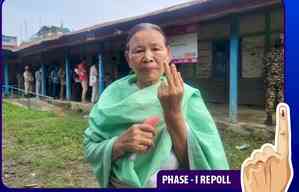 Fresh polling underway in 11 polling stations in Manipur amid heavy security