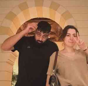 Rapper Badshah parties with Pakistani actress Hania Aamir in Dubai