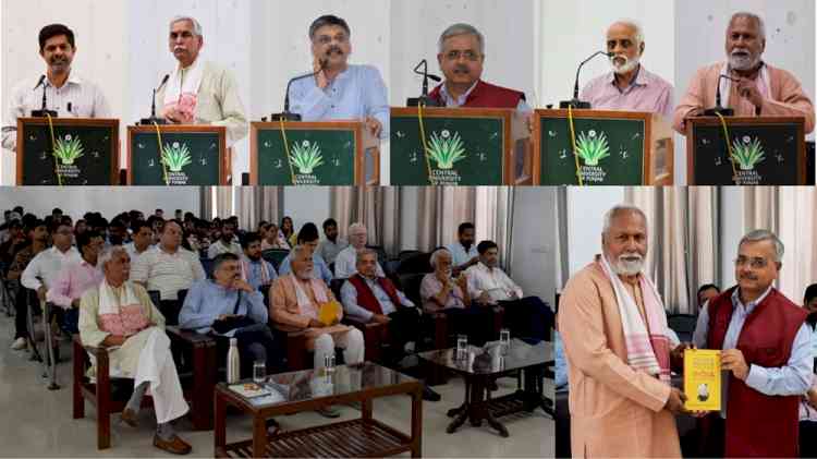 Distinguished personalities from Media and Education shared their views on “Western Media Narratives on India” during Seminar at Central University of Punjab