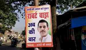 Poster war in Amethi, Robert Vadra's name comes up