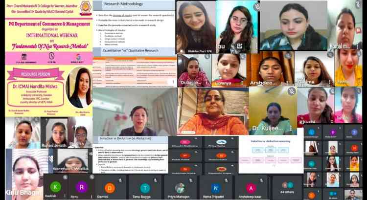 PCM S.D.College for Women organizes International Webinar on ‘Fundamentals of New Research Methods’