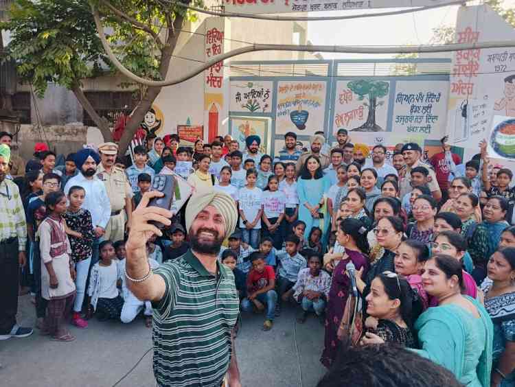 DEO Sakshi Sawhney visits low voter turnout areas under Ludhiana South constituency