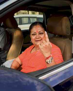 Ex-Raj CM Vasundhara Raje votes in Jhalawar, says PM Modi will get 3rd term