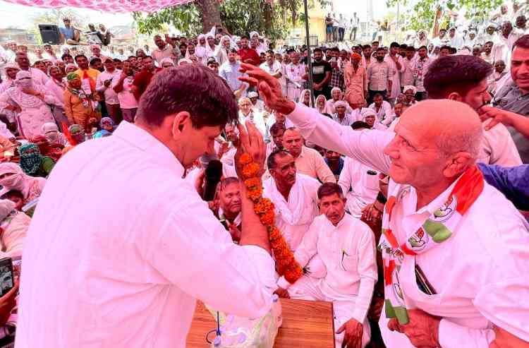 गढ़ी-सांपला-किलोई हलके के एक दर्जन से ज्यादा गांवों में किया चुनाव प्रचार