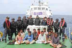 Indian Coast Guard apprehends Pakistani boat with huge consignment of narcotics