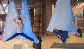Taapsee calls herself a 'work in progress’ as she turns into butterfly doing aerial yoga