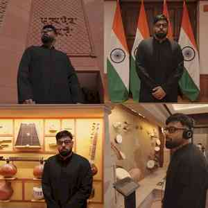 Badshah visits Parliament, hails celebration of India's cultural heritage