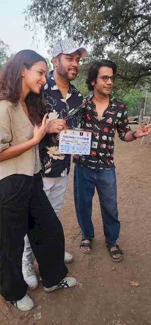 Rajkummar, Triptii wrap up their 'parivarik' film 'Vicky Vidya Ka Woh Wala Video'