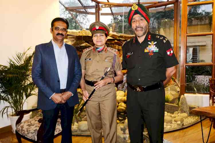 LPU's Pro-Chancellor, Rashmi Mittal, Conferred with Honorary Colonel Rank