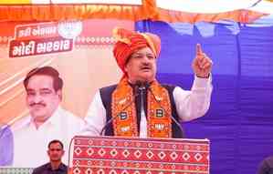 'Veerbhoomi' Gujarat stands with PM Modi, says BJP President Nadda in Dahod
