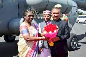 President Murmu reaches Shimla for five-day visit