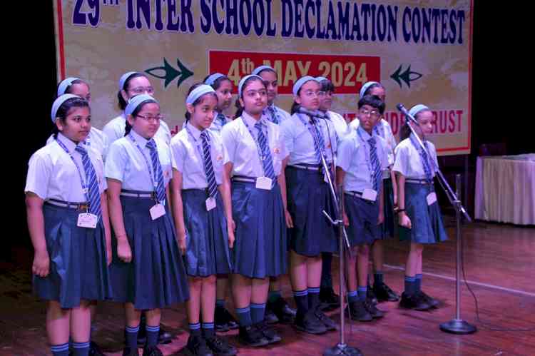 29th Inter-School Declamation Contest organized by Nehru Sidhant Kender Trust