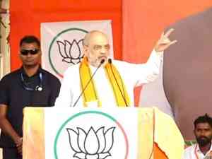 Revanth Reddy forwarded my fake video on reservation, says Amit Shah in T'gana rally 