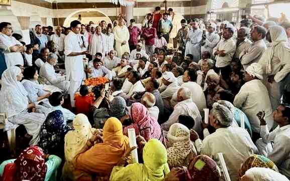 Deepender Hooda campaigned in villages of Kalanaur constituency